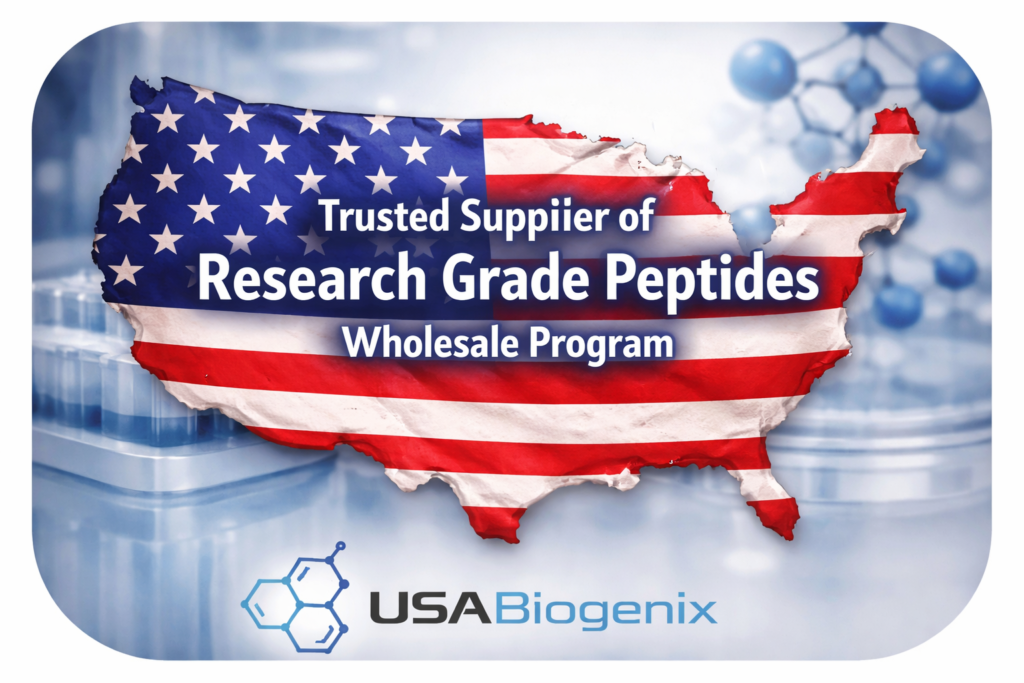 USA Biogenix promotes trusted research-grade peptides with a wholesale program.